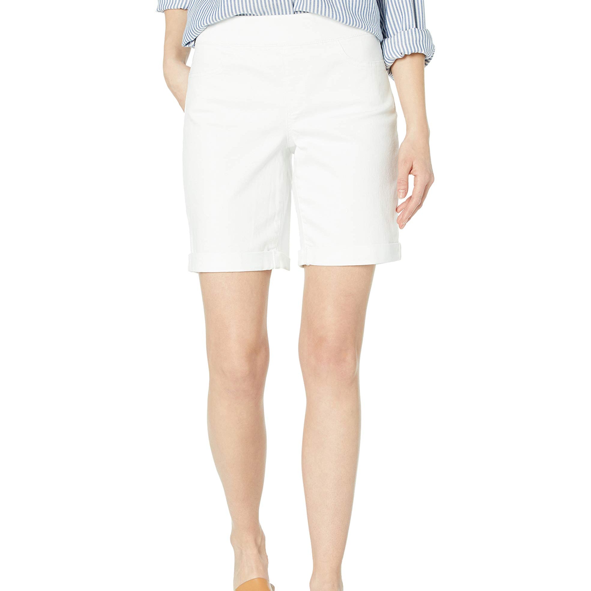 NYDJ womens Pull-on Shorts With Roll Cuff