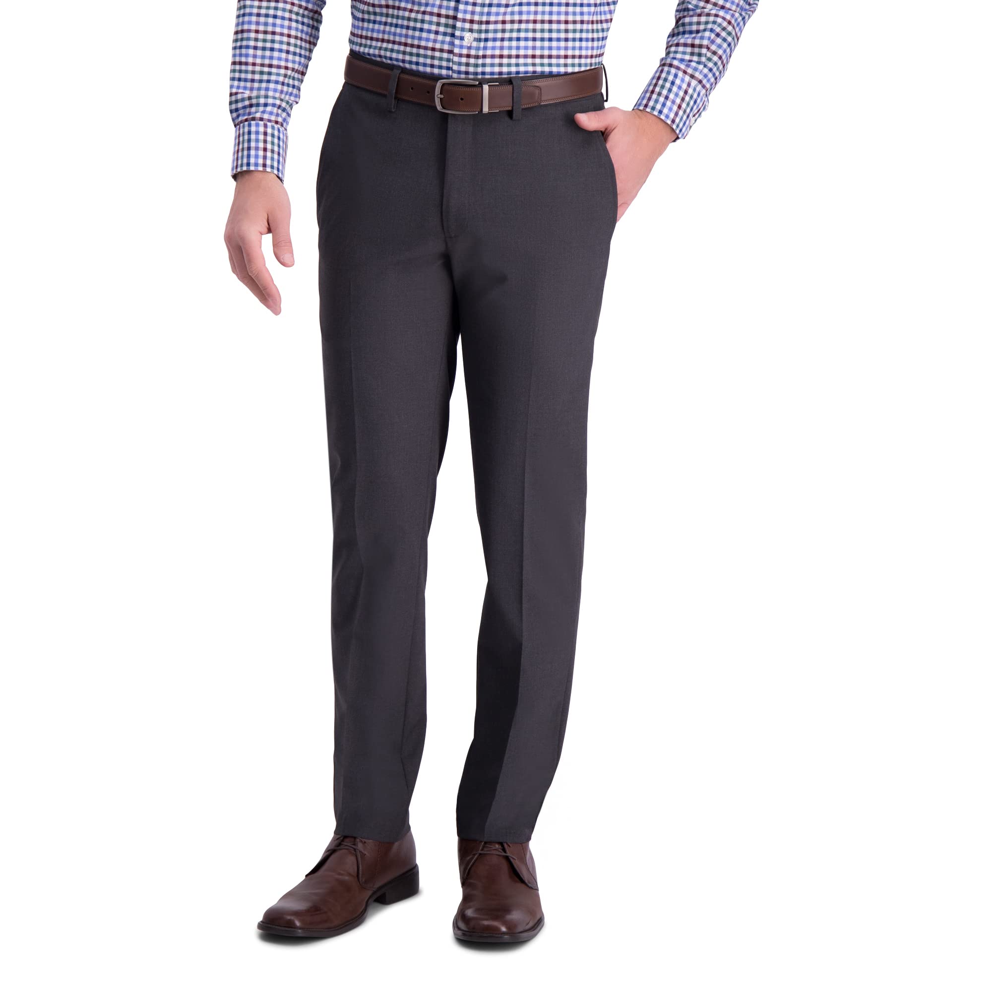 Haggar Men's 4-Way Stretch Ultra Slim Suit Separate Pant