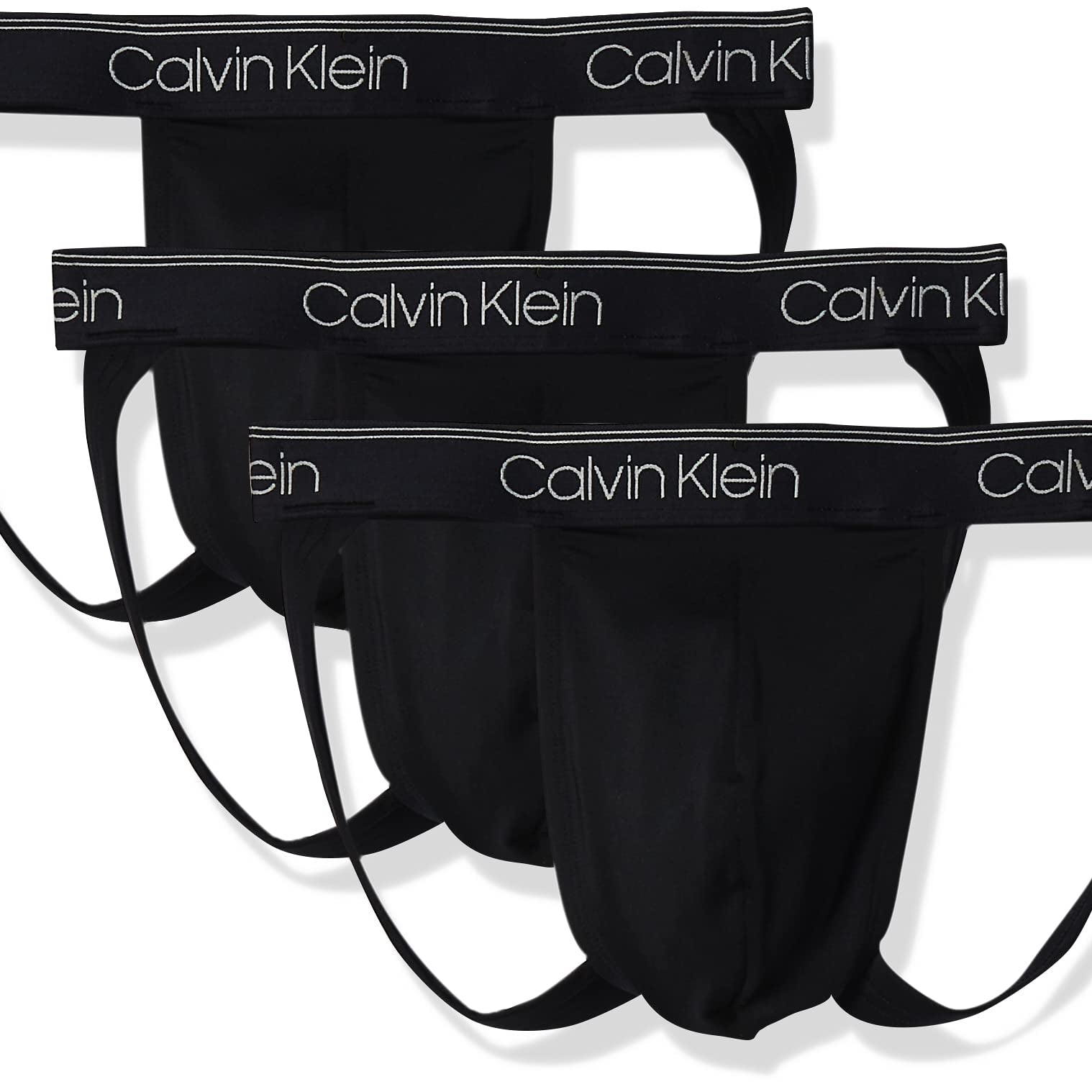 Calvin Klein Men's Micro Stretch 3-Pack Jock Strap